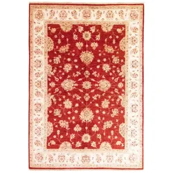 Morgenland Ziegler Teppich - 163576 - 245 x 177 cm - rot - rechteckig
