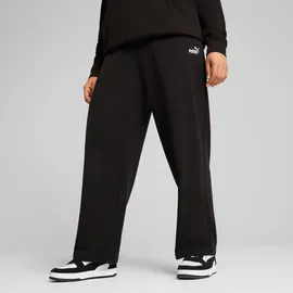 Puma Essentials Small No. 1 Logo Comfort French Terry Straight Jogginghose Damen 01 black S