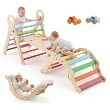 Vevor Kletterbogen 9-in-1 Kletterspielzeug Mehrfarbig