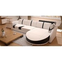 JVmoebel Ecksofa Eckcouch Eckgarnitur L Form Sofa Garnitur Polster Couch Wohnlandschaft, Made in Europa schwarz