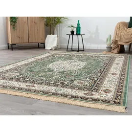 Steffensmeier Riad Kirman Orientteppich 135 x 195 cm Grün