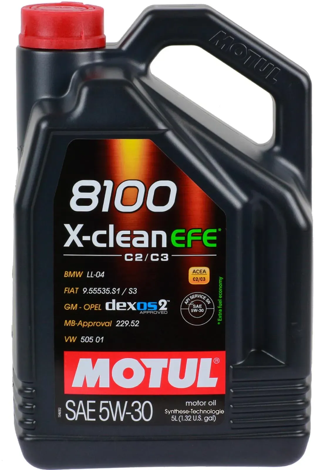 5l Motul 8100 Xclean Efe 5w30 Öl 107206 Passend Für Bmw Ll-04 Acea C2 C3 Dexos 2: