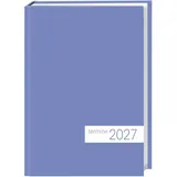 Heye times&more Flieder Kalenderbuch 2027: Kleiner Buchkalender in zartem Violett, mit Wochenkalendarium. Organisationshilfe und praktischer Alltags-Begleiter im Format 11 x 15 cm