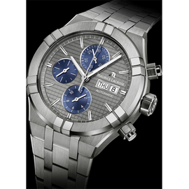 MAURICE LACROIX Aikon AI6038-TT032-330-1 - grau,silber - 44mm