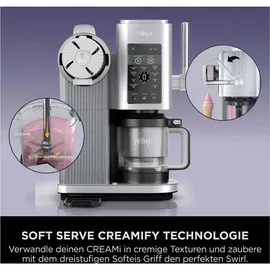 Ninja CREAMi Scoop & Swirl NC701EU Silber