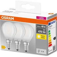Osram LED-Tropfen 4W E14 3er Pack (819399)