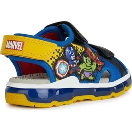 GEOX Android Sandalen Black / Royal 33