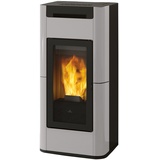 Edilkamin wasserf. Pelletofen | Tera H25 EVO | 24,2 kW | hellgrau