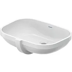 Duravit D-Code Einbauwaschtisch 0338560000 für Einbau von unten, weiß