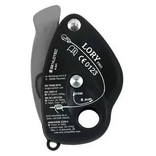 Skylotec Abseilgerät Lory Pro, A-041, Bruchlast bis 225 kg, selbstbremsend, für Seildurchmesser 10 - 12 mm