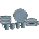 Brunner Dolomit Geschirrset 16-tlg. blau