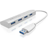 RaidSonic Icy Box IB-AC6401 silber USB-Hub, 4x USB-A 3.0, USB-A 3.0 [Stecker] (70412)