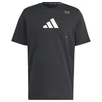 Adidas Herren AEROREADY All-Gym Category Graphic Tee T-Shirt, Black, XL