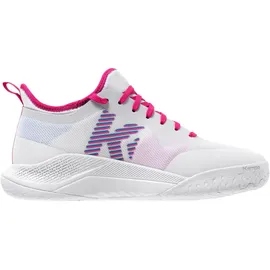 Kempa Kourtfly Kinder Weiß/Cyan/Purple 38