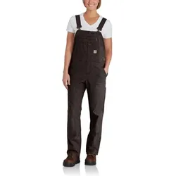 Damen Overall CRAWFORD BIB OVERALL, dark brown, Größe XS - dark brown - XS
