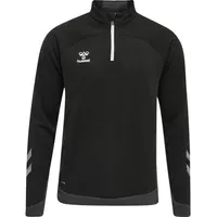 Hummel Herren Sweatshirt hmlLEAD HALF ZIP, BLACK, M