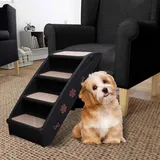 vidaXL Hundetreppe Klappbar Haustiertreppe Katzentreppe Einstiegshilfe 62 x 50cm