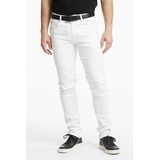 LINDBERGH Slim-fit-Jeans Gr. 32 Länge 32, white, Herren Jeans