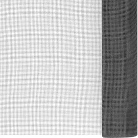 vidaXL Fliegengitter Fiberglas 112 x 500 cm Schwarz