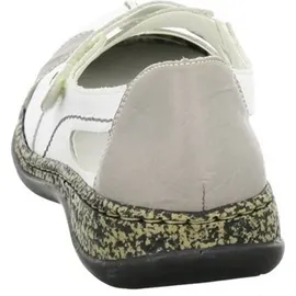 Rieker Damen Geschlossene Ballerinas, Weiß 39