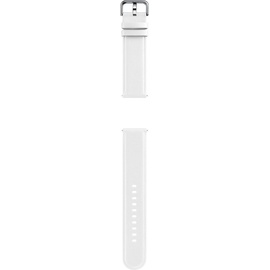 Samsung Leather Band 20mm für die Galaxy Watch Active 2 weiß (ET-SLR82MWEGWW)
