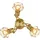 GLOBO XARA I 1 E14 gold 36x20 cm