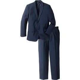 bonprix Anzug in Regular Fit", (2-tlg. Set), blau Gr.94, Klassischer Anzug mit praktischen Taschen und stillvoller Bequembundhose