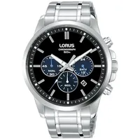 Lorus Herrenuhr Lorus RT317JX9 Schwarz Silberfarben