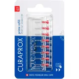 Curaprox Interdentalbürsten CPS 07 prime, Refill, 8 Stück, rot, 0.7 mm Durchmesser, 2.5 mm Wirksamkeit, Nachfüllpackung, ohne Halter