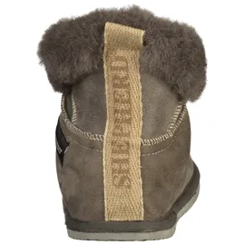 SHEPHERD Hausschuhe Leder - Grau Asphalt 16 39
