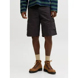 JACK & JONES Shorts mit Cargotaschen Modell 'COLE MATTY Black, S