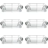 MonsterShop 6 x Ausziehbare Küchenschublade 60cm Breite Schränke