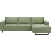 SOHO Ecksofa  Sanja ¦ grün ¦ Maße (cm): B: 285 H: 85 T: 155.0