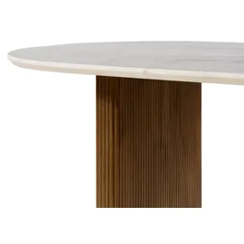 MASSIVMOEBEL24.DE BARCELONA 220 x 76 x 100 cm braun
