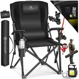 Kesser Campingstuhl Faltbar Schwarz