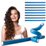 ECENCE Papilotten Lockenwickler 10x Blau Papilottenwickler Locken Friseurbedarf