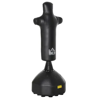 Homcom Standboxsack Boxdummy Boxsäule Freistehend Boxtraining Schwarz