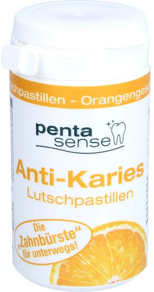 PENTA-SENSE Anti-Karies Lutschpastillen Orange 30 St