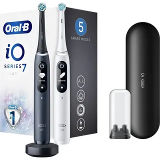 Oral-B iO Series 7 white alabaster + 2.Handstück black onyx