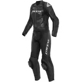 Kombi Dainese Mirage Lady Zweiteiler black black white Gr. 106 Damen Lederkombi