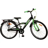 Volare Thombike Kinderfahrrad - Jungen 24 Zoll Schwarz Grün