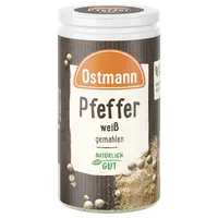 Ostmann Pfeffer weiß gemahlen, 45 g