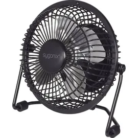 Sygonix 14,5 cm USB-Ventilator Schwarz