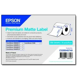 Epson Etikettenrolle, Normalpapier, 105x210mm, C33S045740
