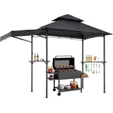 Vevor Grillpavillon 2,43 x 1,5 m Silber