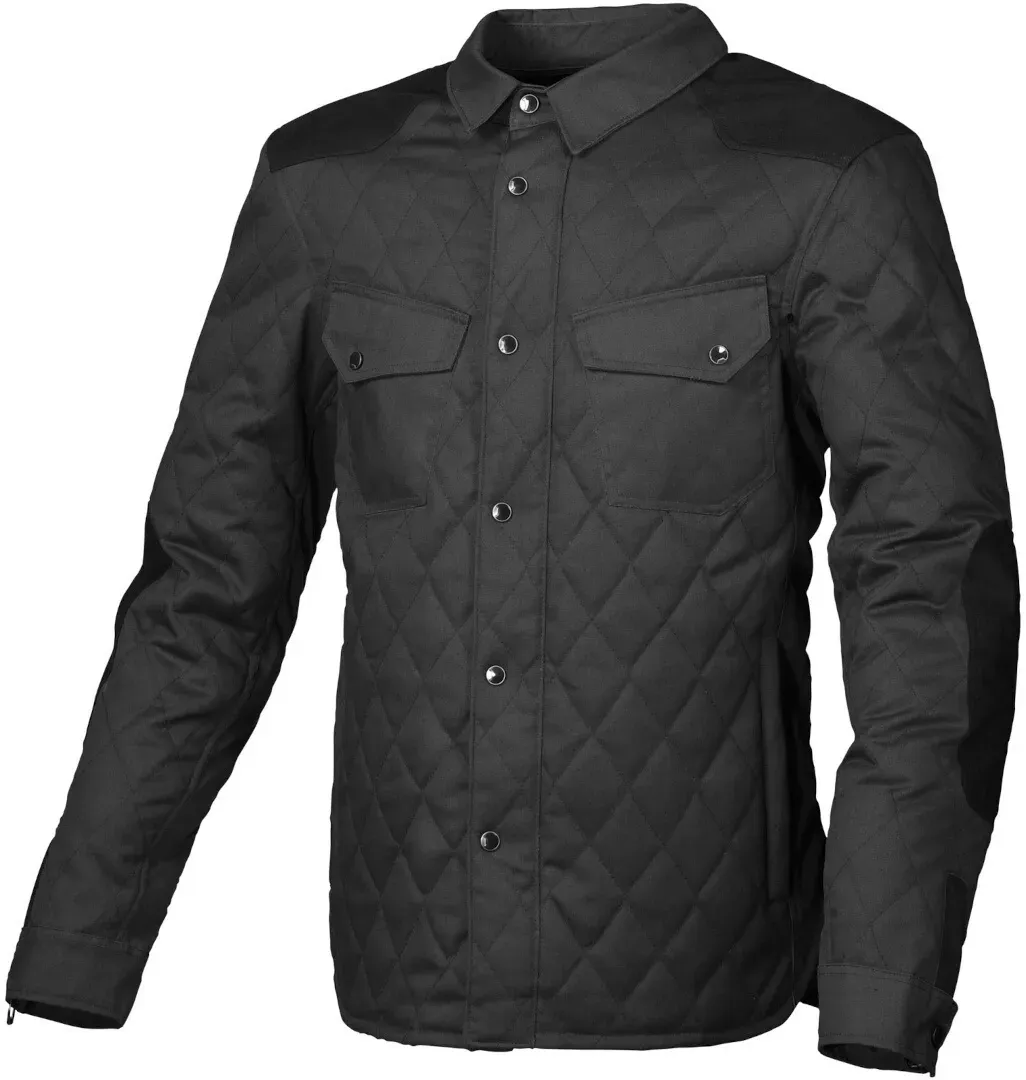 Macna Inland Quilted Motorfiets textiel jas, zwart, M Voorman