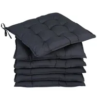 DETEX DETEX® Sitzkissen Stuhl 6er Set 55% Baumwolle Wasserabweisend