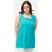 Ulla Popken Longshirt in tiefes aqua | 62/64