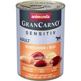 Animonda GranCarno Sensitiv Adult Huhn & Reis 6 x 400 g