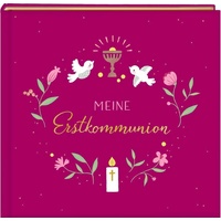 Coppenrath Verlag Coppenrath, Fotoalbum, Eintragalbum - Meine Erstkommunion (beerenfarben)
